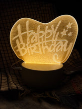 Lámpara 3D de Dibujos con USB - Luz Nocturna Creativa para Ambiente de Habitación