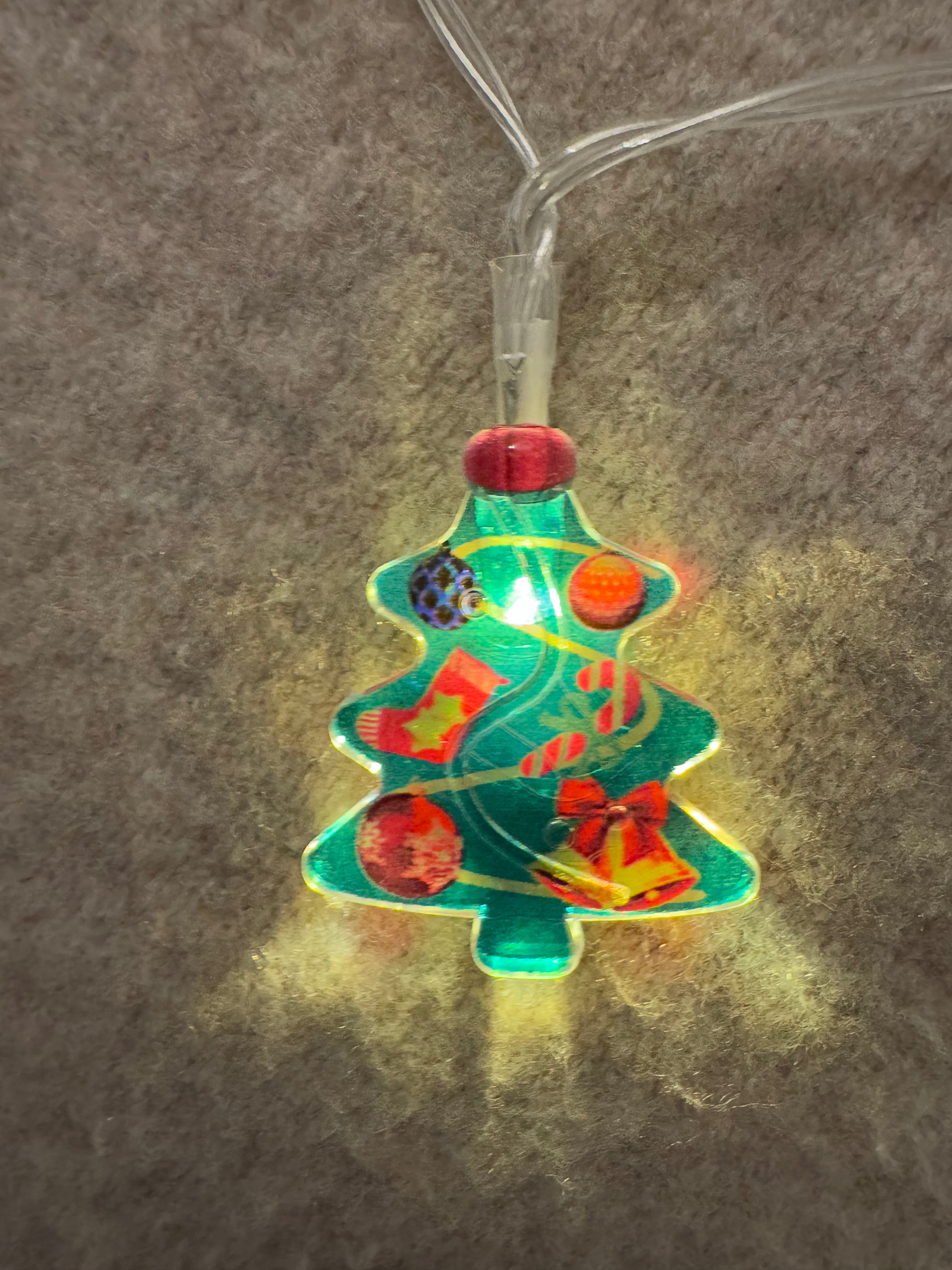 Luces Decorativas de Navidad con Muñecos - (3m, 20 luces)